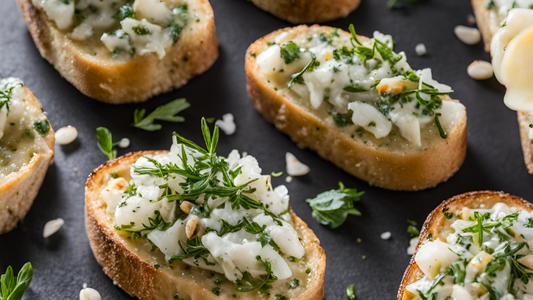 Garlic Herb Sea Salted Crostini