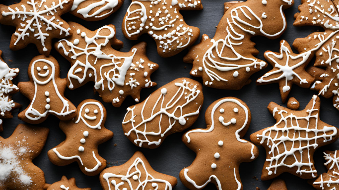 Sea Salted Gingerbread Cookies