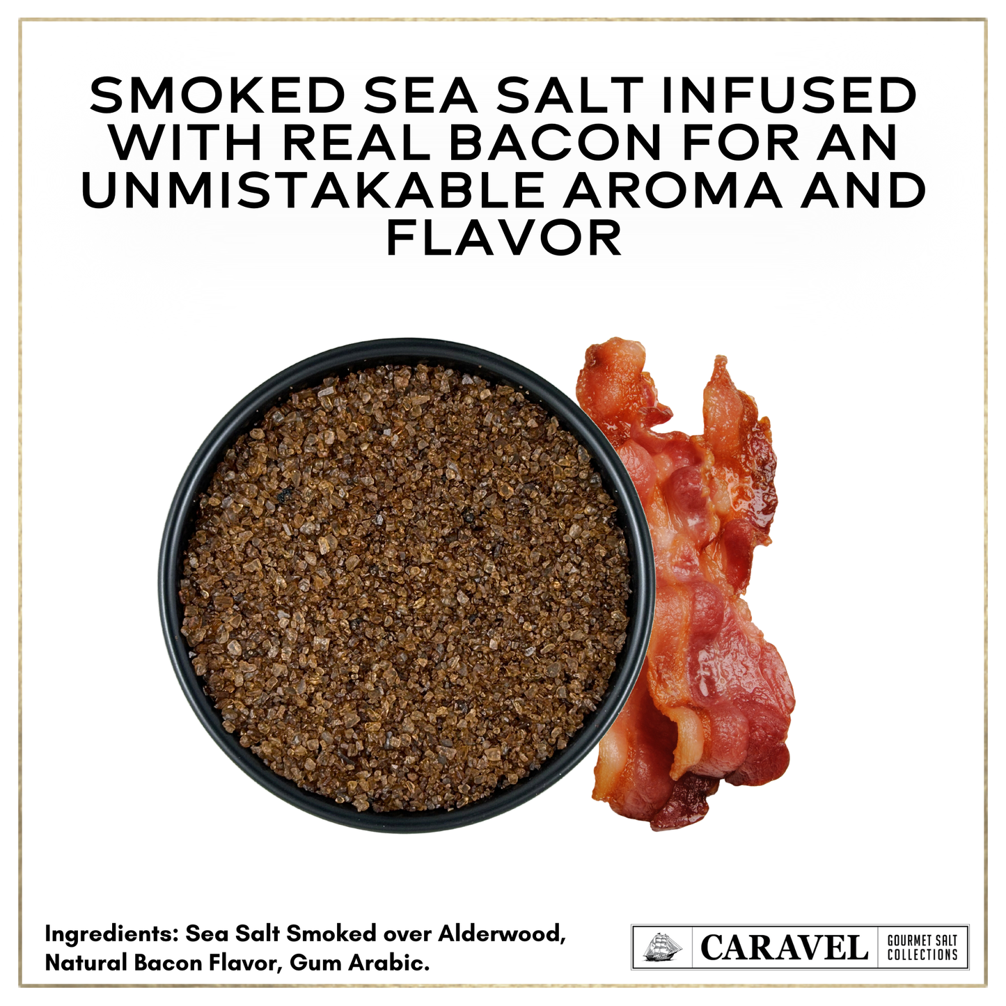 Smoked Bacon Sea Salt  (3-Pack)